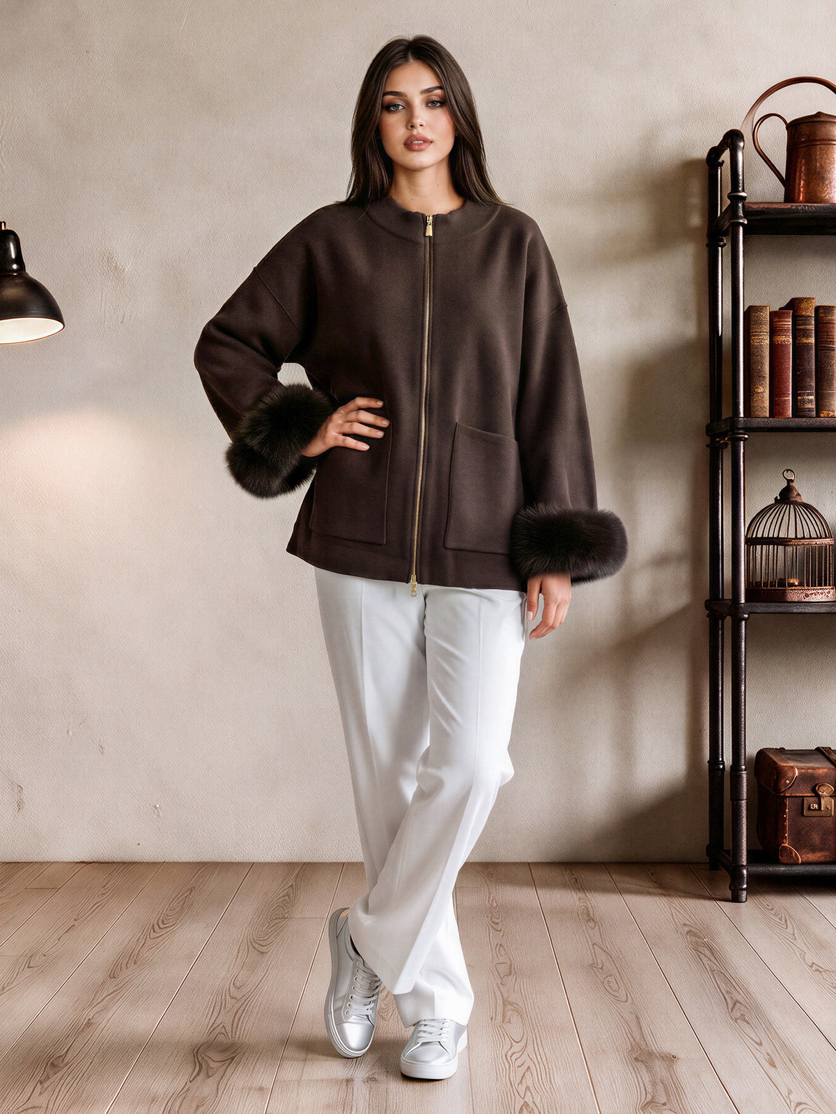 Zip Knit Cardigan