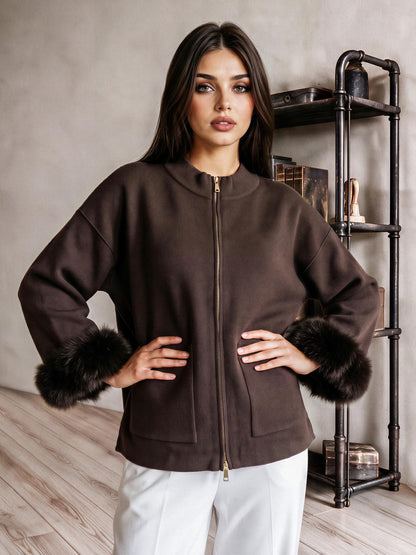 Zip Knit Cardigan