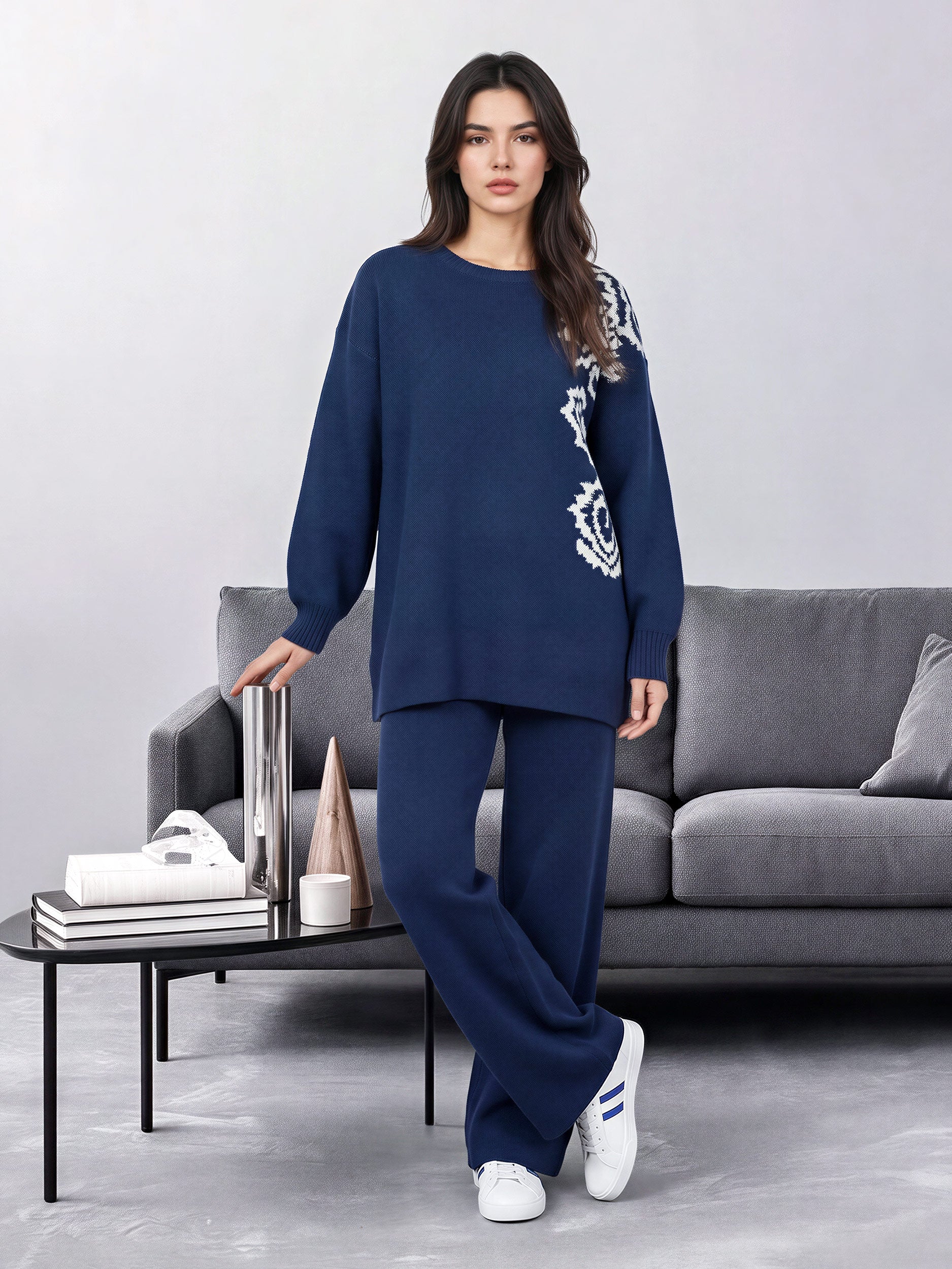 Woolen Blend Co-ord Set – Limelightpk