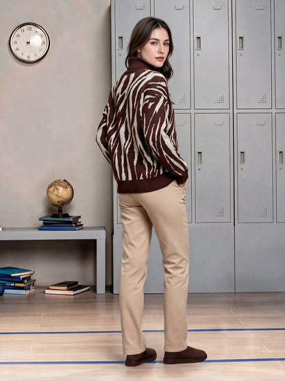 Woolen Jacquard Sweater