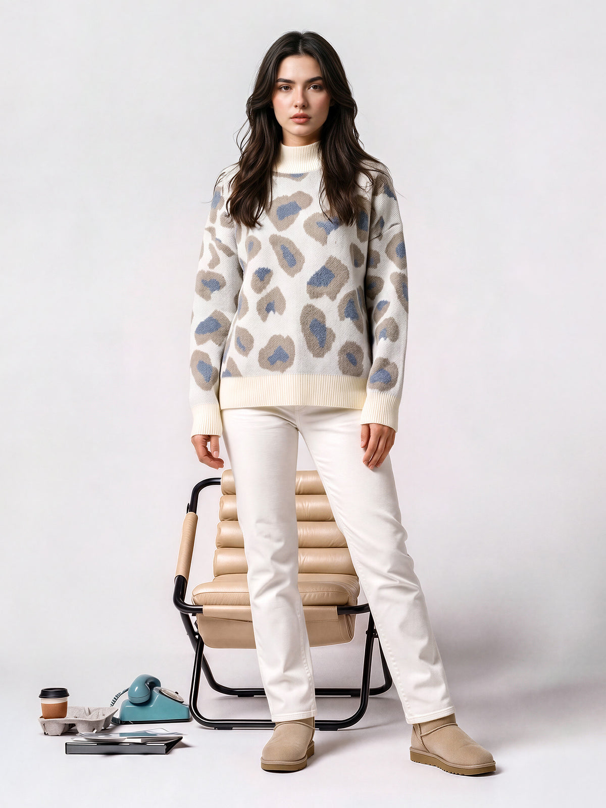 Woolen Jacquard Sweater