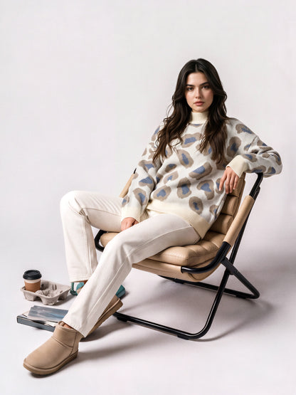 Woolen Jacquard Sweater