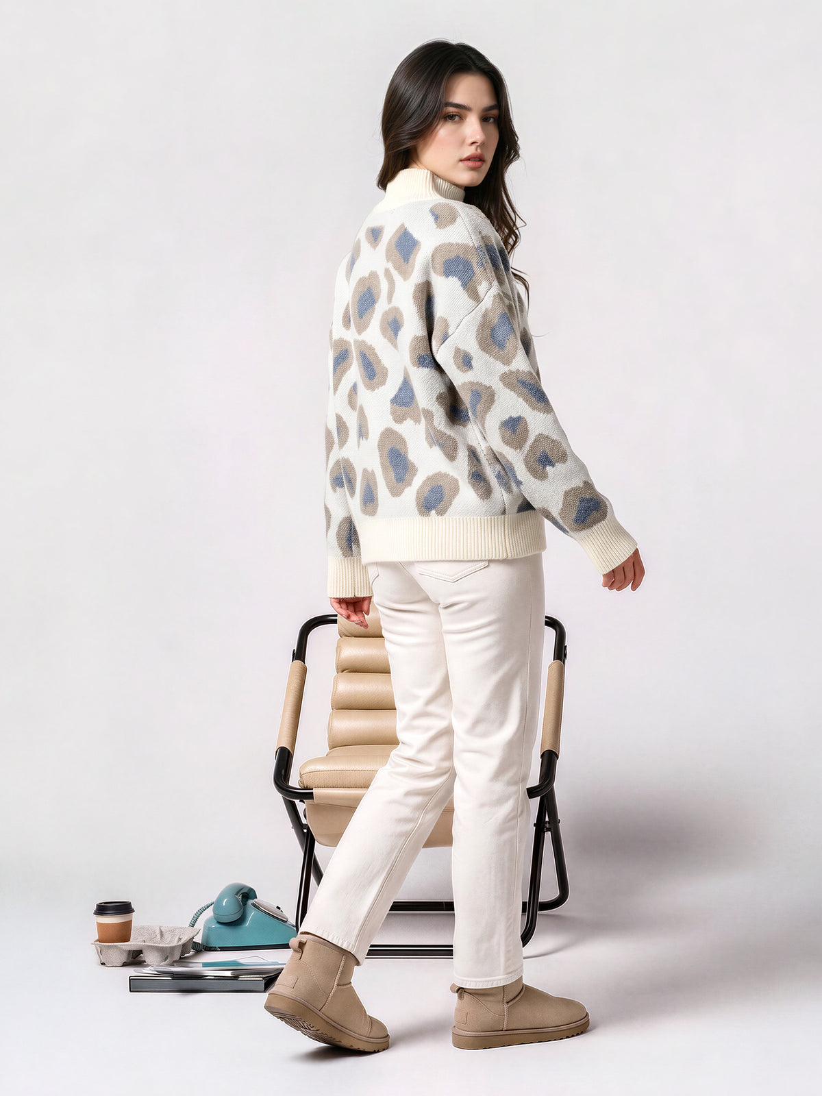 Woolen Jacquard Sweater