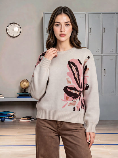 Woolen Jacquard Sweater