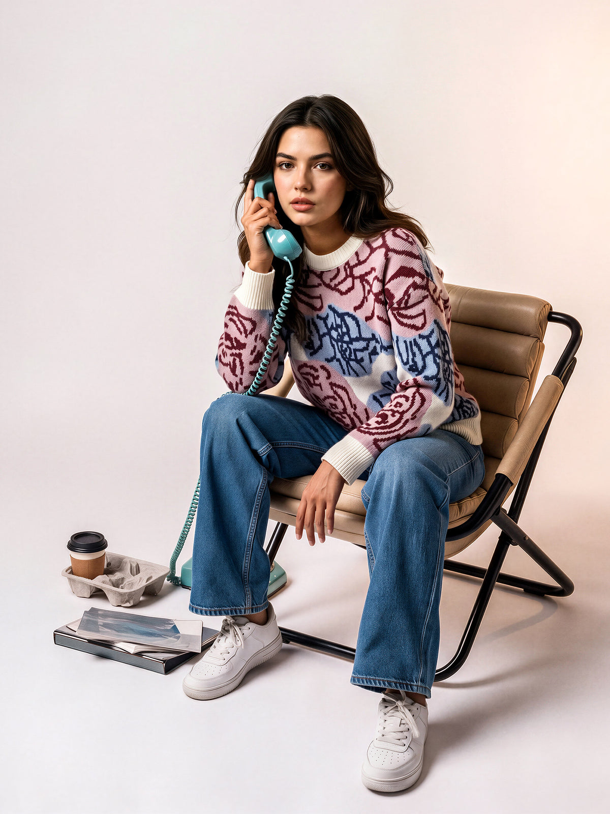 Woolen Jacquard Sweater