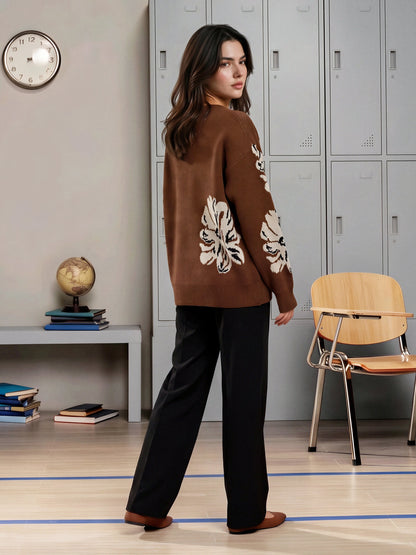 Woolen Jacquard Sweater