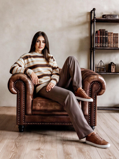 Stripe Knit Sweater