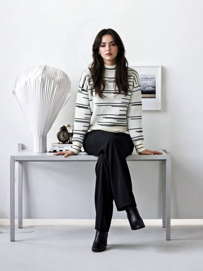 Woolen Jacquard Sweater