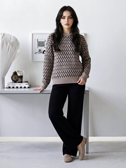 Woolen Jacquard Co-ord Set