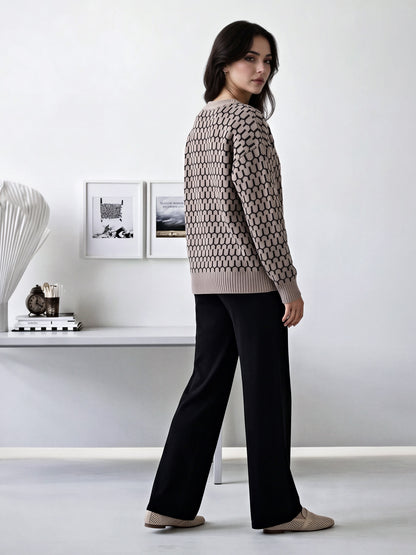 Woolen Jacquard Co-ord Set