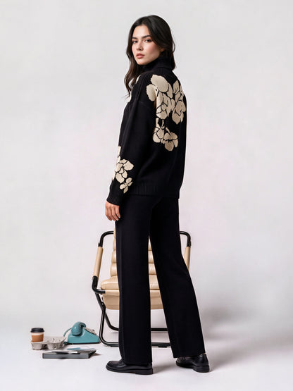 Woolen Jacquard Co-ord Set