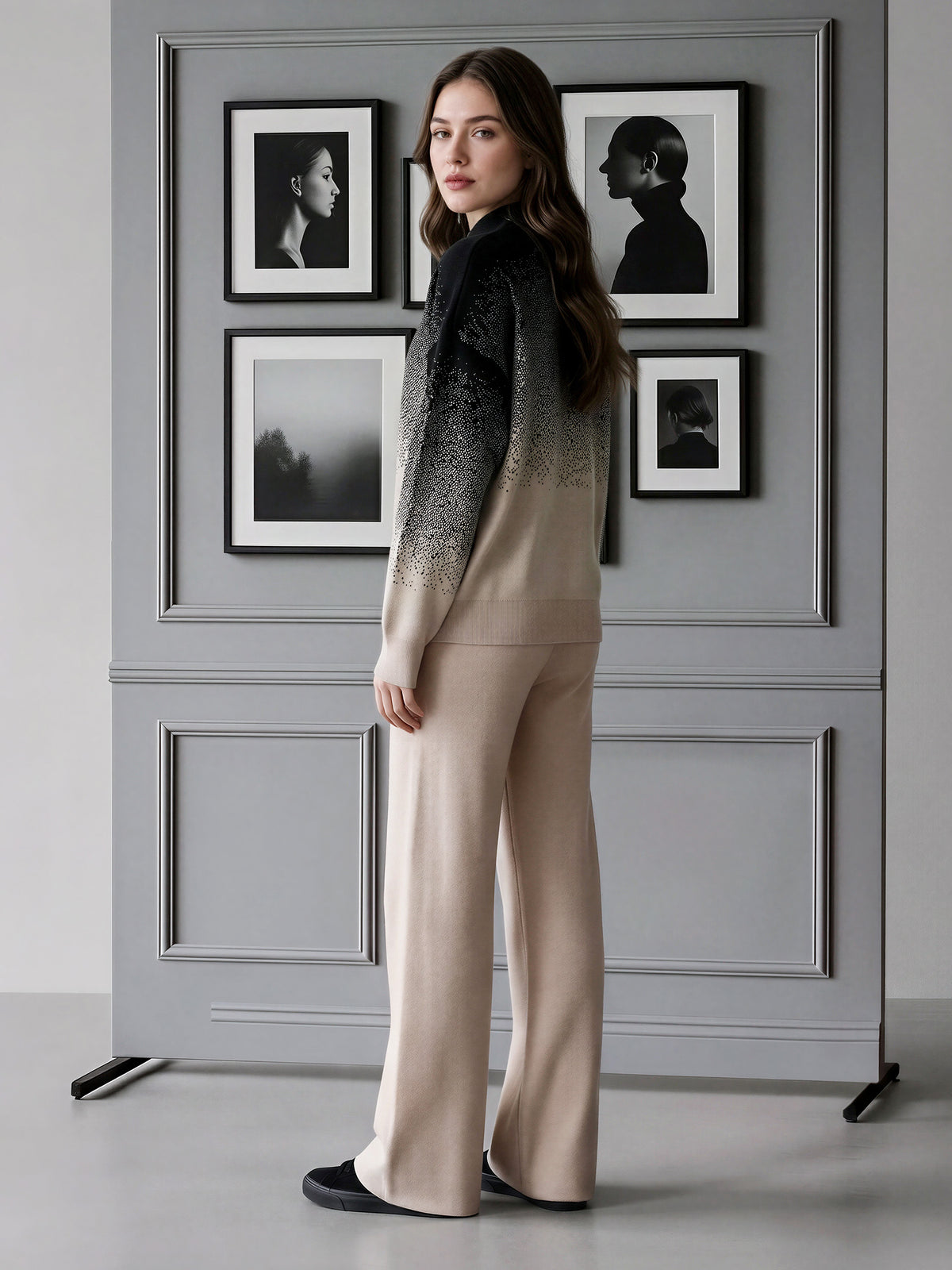 Woolen Jacquard Co-ord Set