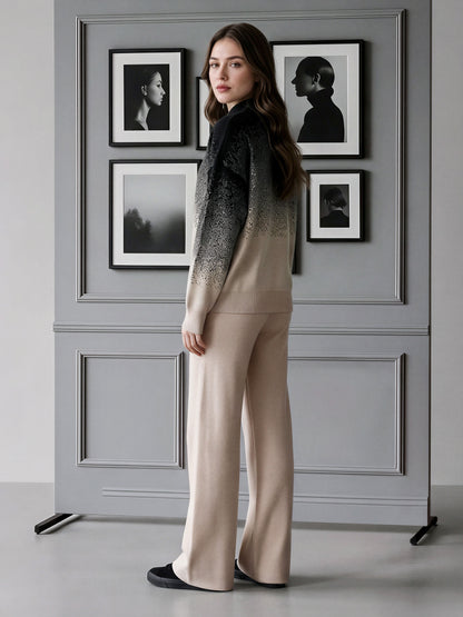 Woolen Jacquard Co-ord Set