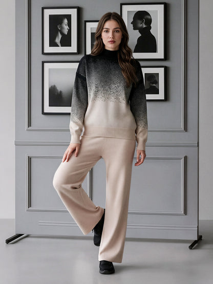 Woolen Jacquard Co-ord Set