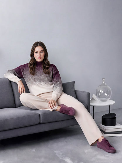 Woolen Jacquard Co-ord Set