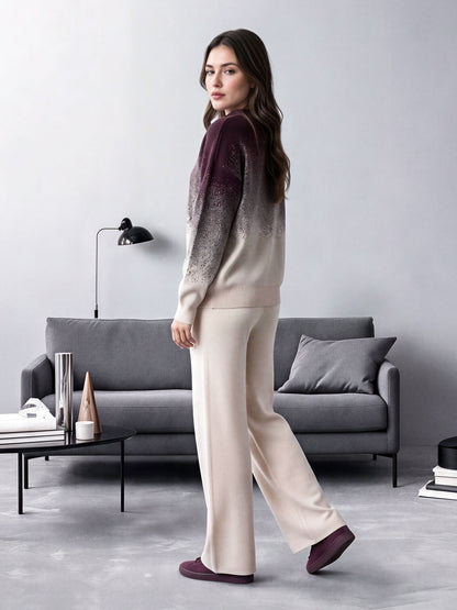 Woolen Jacquard Co-ord Set