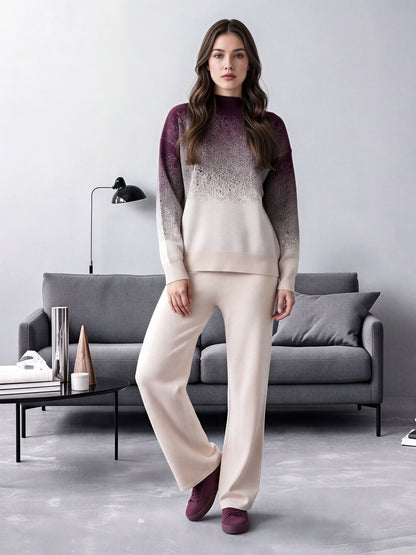 Woolen Jacquard Co-ord Set