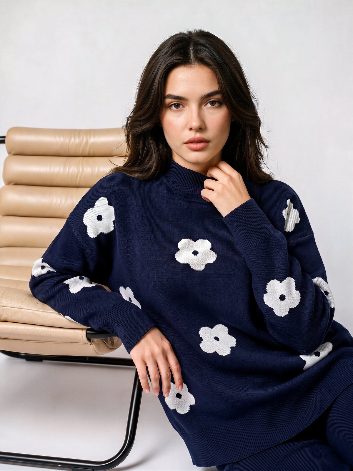 Woolen Jacquard Co-ord Set