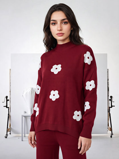 Woolen Jacquard Co-ord Set
