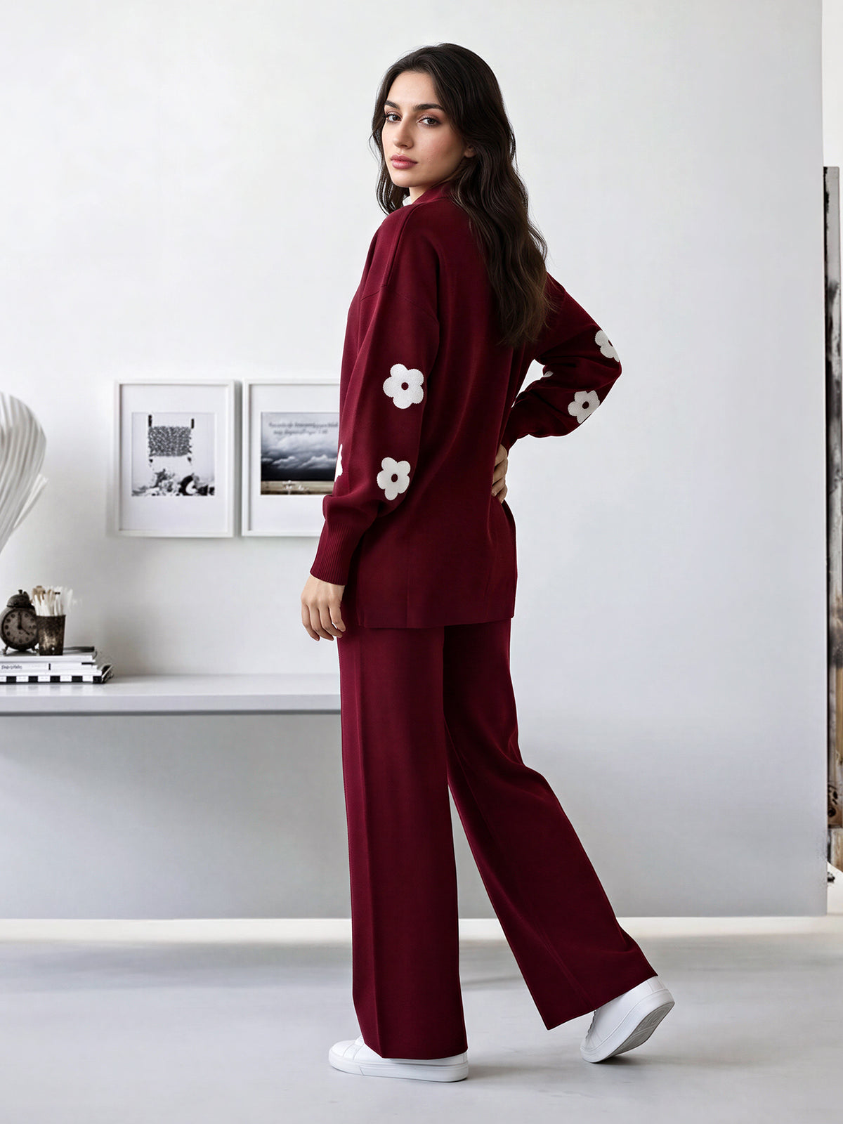 Woolen Jacquard Co-ord Set