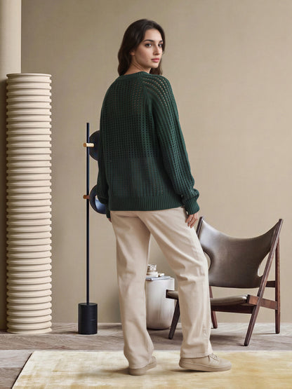 Open Knit Sweater