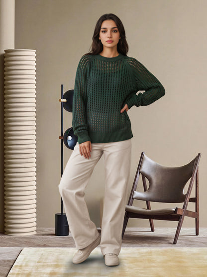 Open Knit Sweater