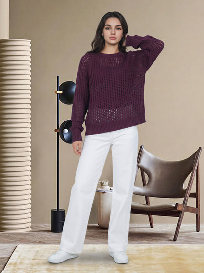 Open Knit Sweater