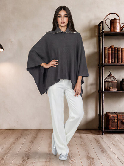 Stud Collar Cape