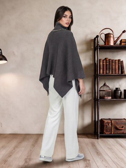 Stud Collar Cape