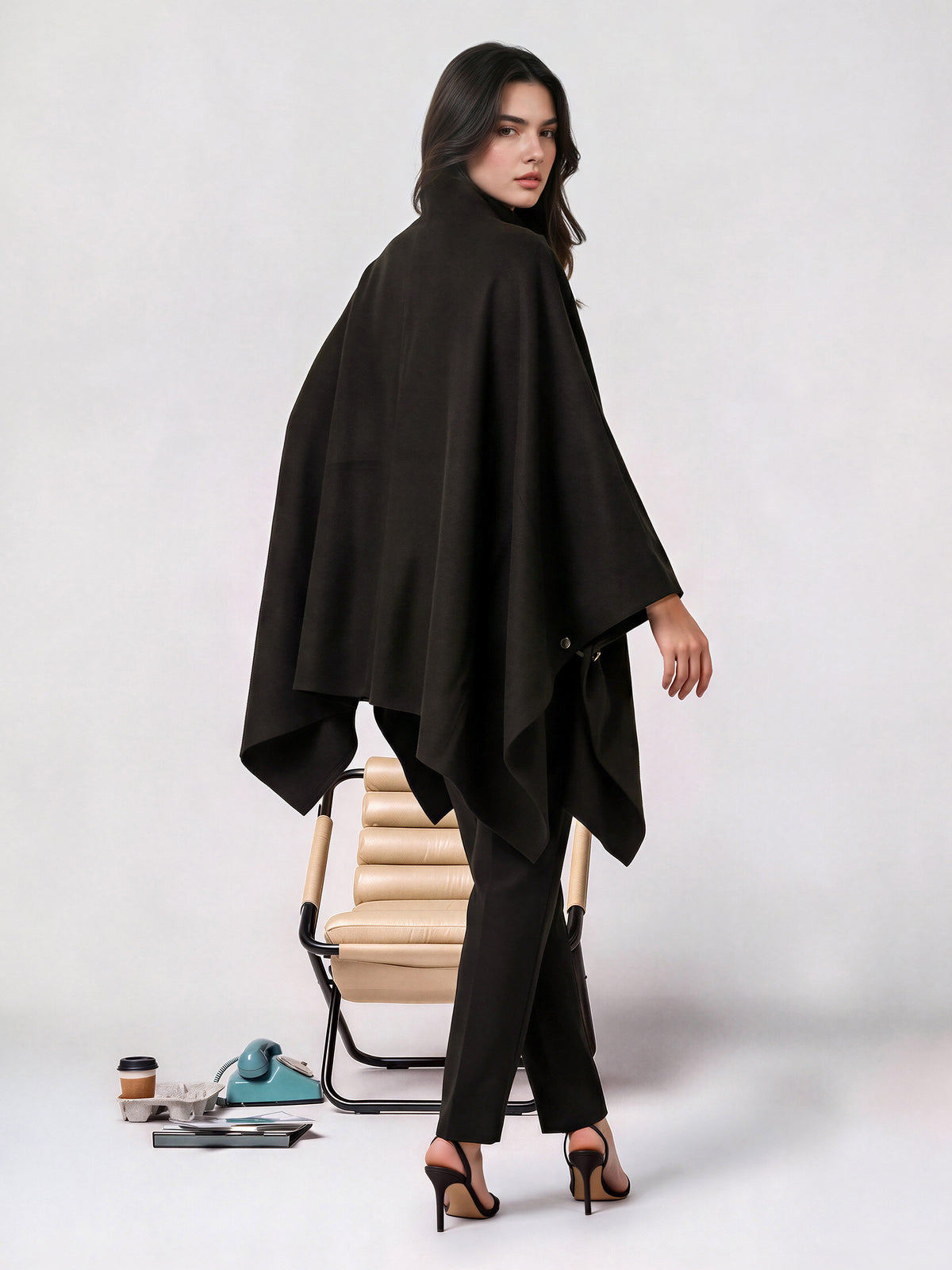 Woolen Blend Cape