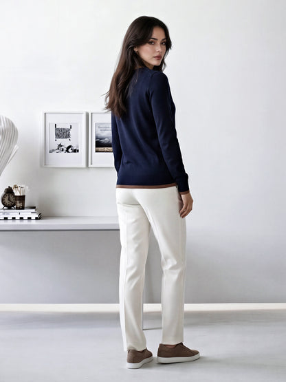 Mock-Neck Sweater
