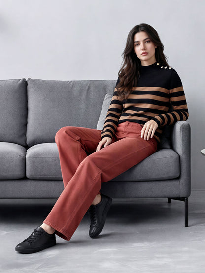 Striped Woolen Sweater
