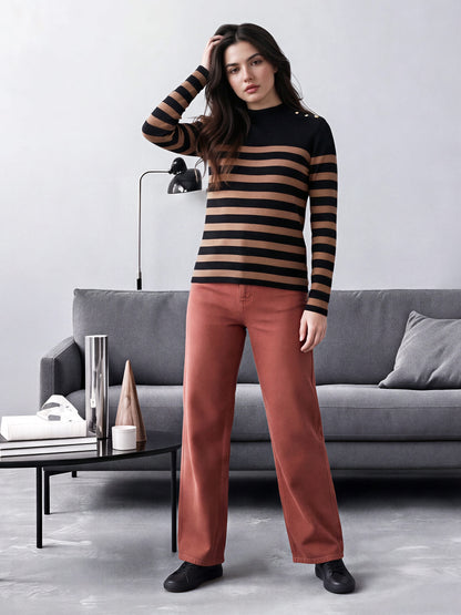 Striped Woolen Sweater