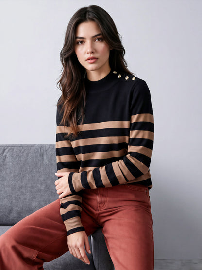 Striped Woolen Sweater