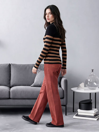 Striped Woolen Sweater