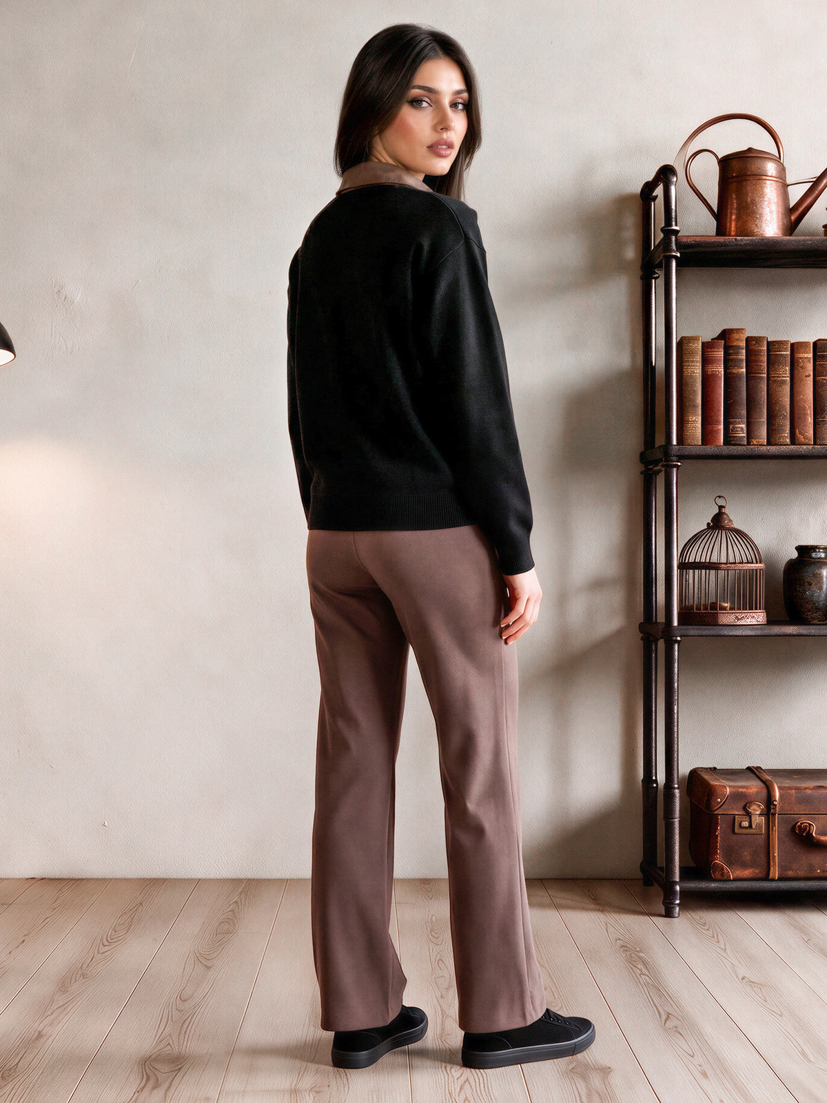 Half-Zip Knit Sweater