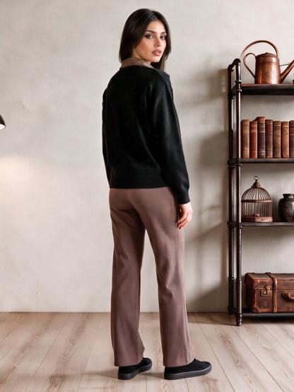 Half-Zip Knit Sweater