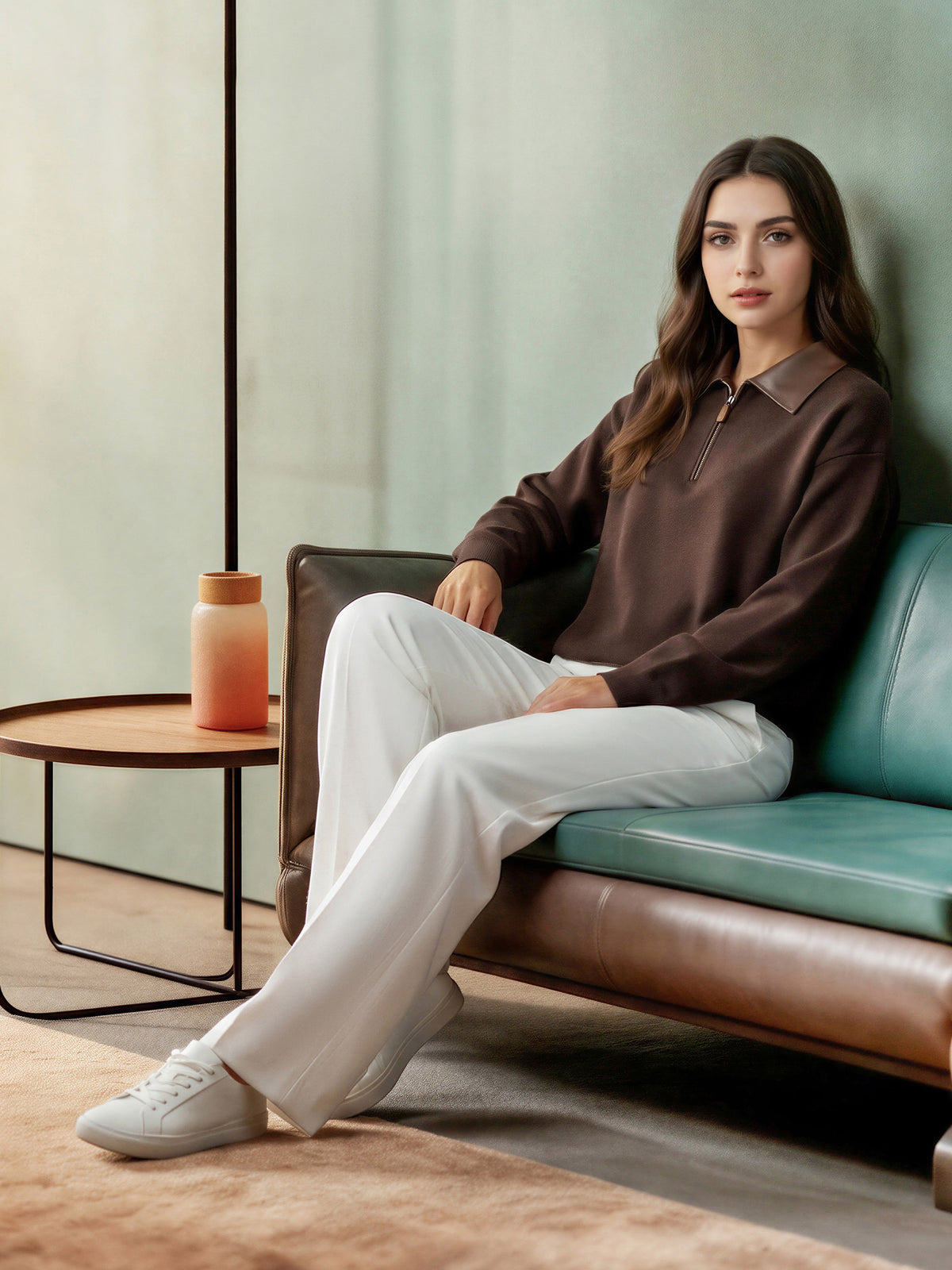 Half-Zip Knit Sweater