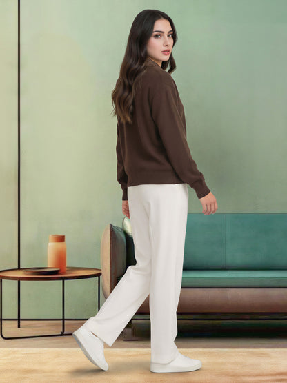 Half-Zip Knit Sweater