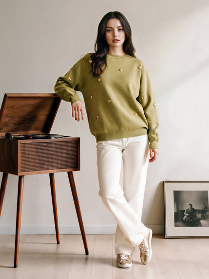 Heart Charm Sweater