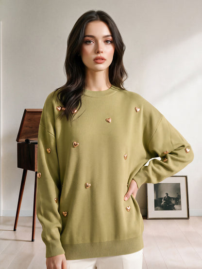 Heart Charm Sweater
