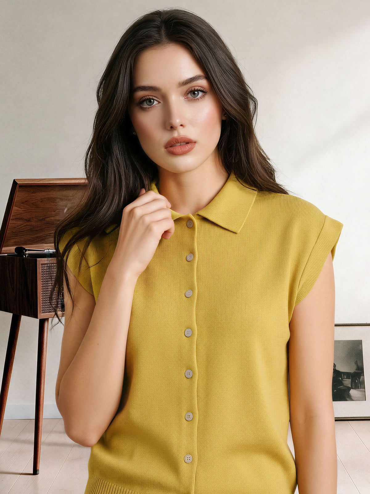 Collar Cardigan