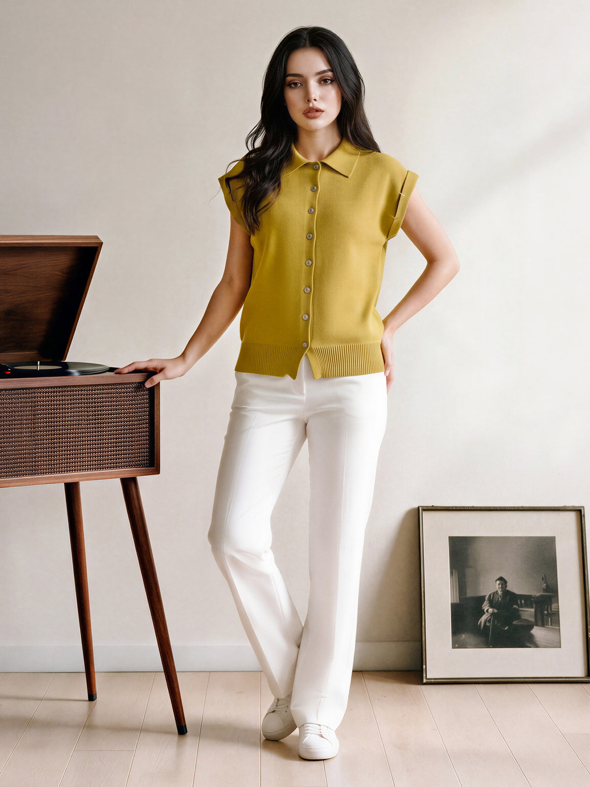 Collar Cardigan