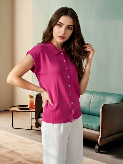 Collar Cardigan