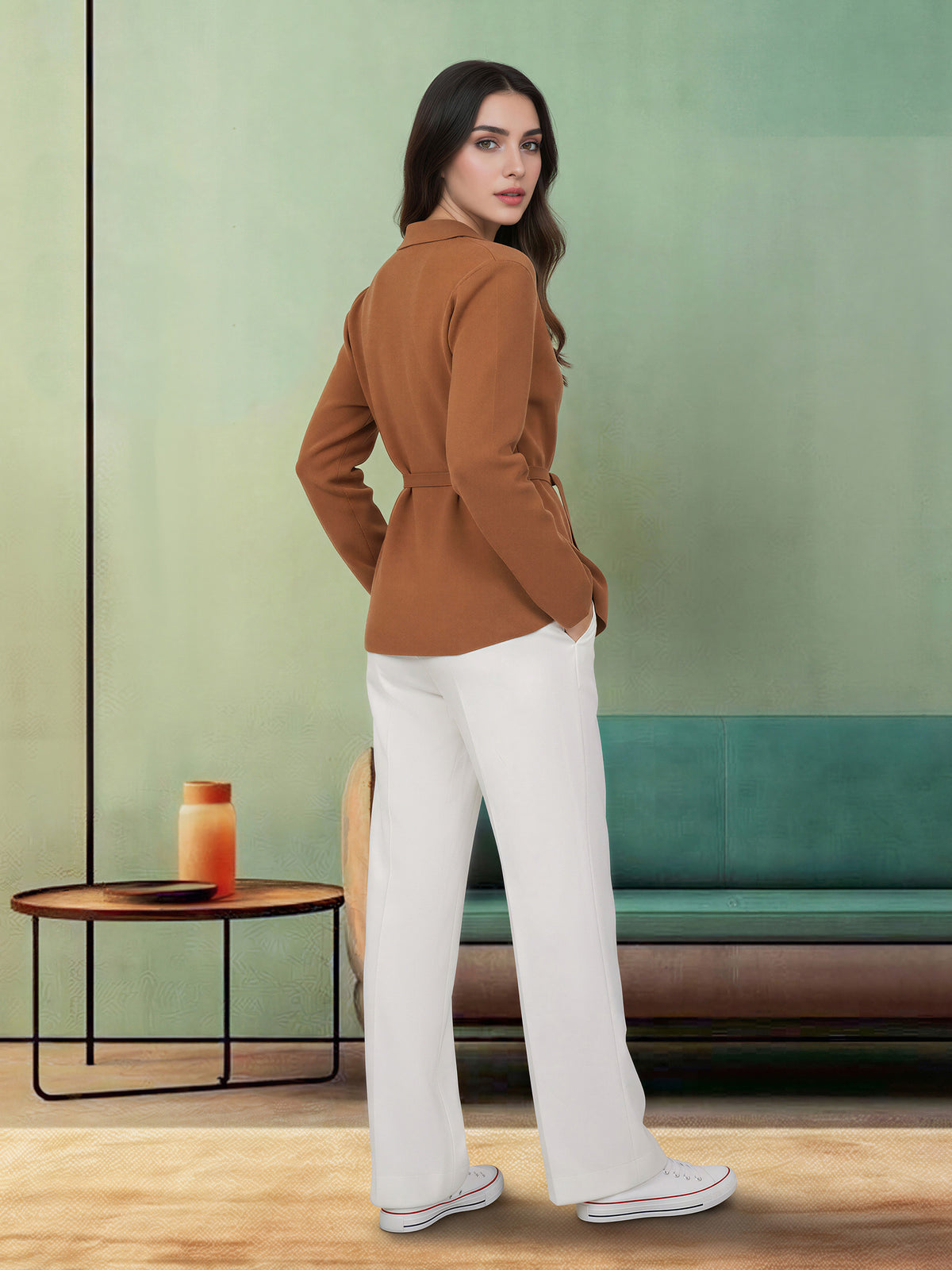 Belted Cardigan