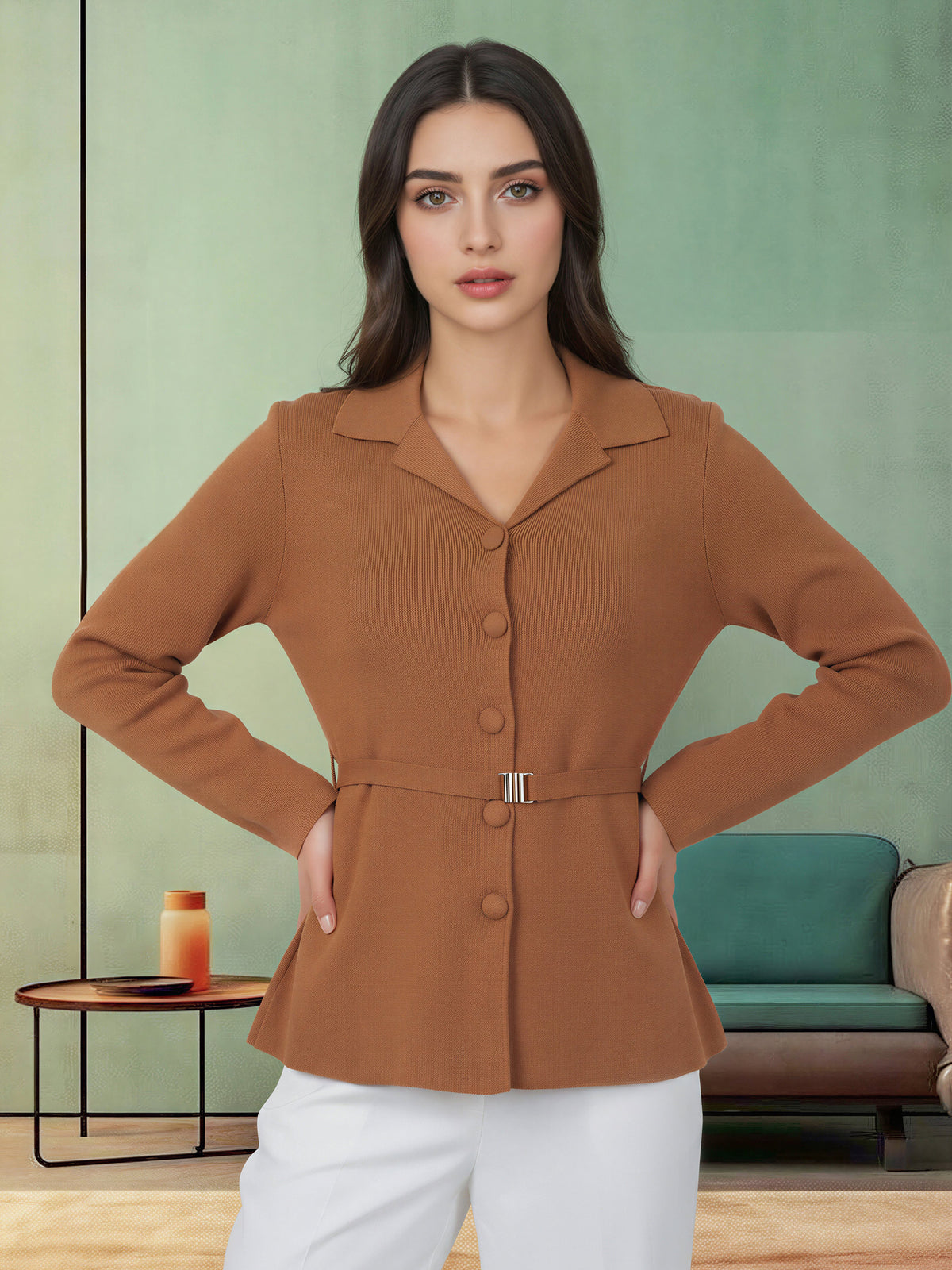 Belted Cardigan