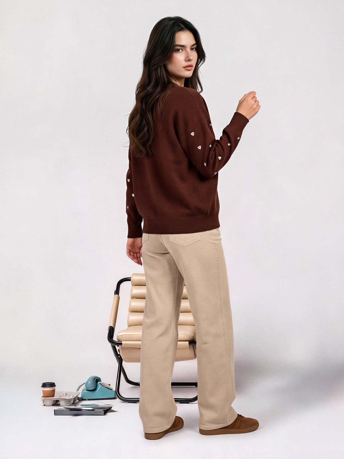 Heart Charm Sweater