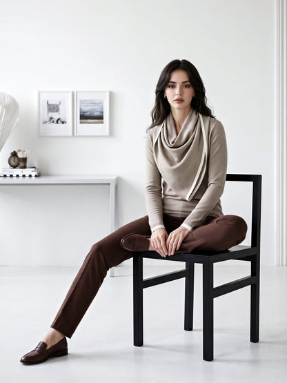 Woolen Sweater with Muffler