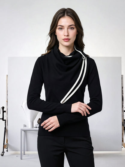 Woolen Sweater with Muffler