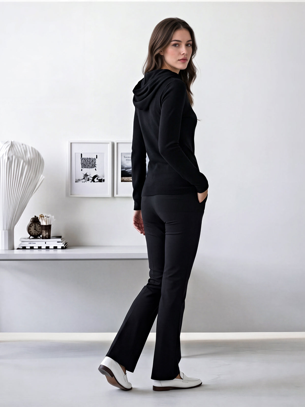 Woolen Sweater with Muffler
